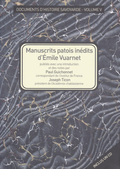 Manuscrits patois inédits d’Émile Vuarnet