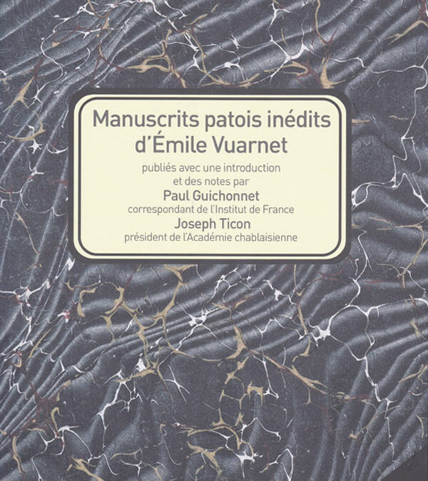 Manuscrits patois inédits d’Émile Vuarnet