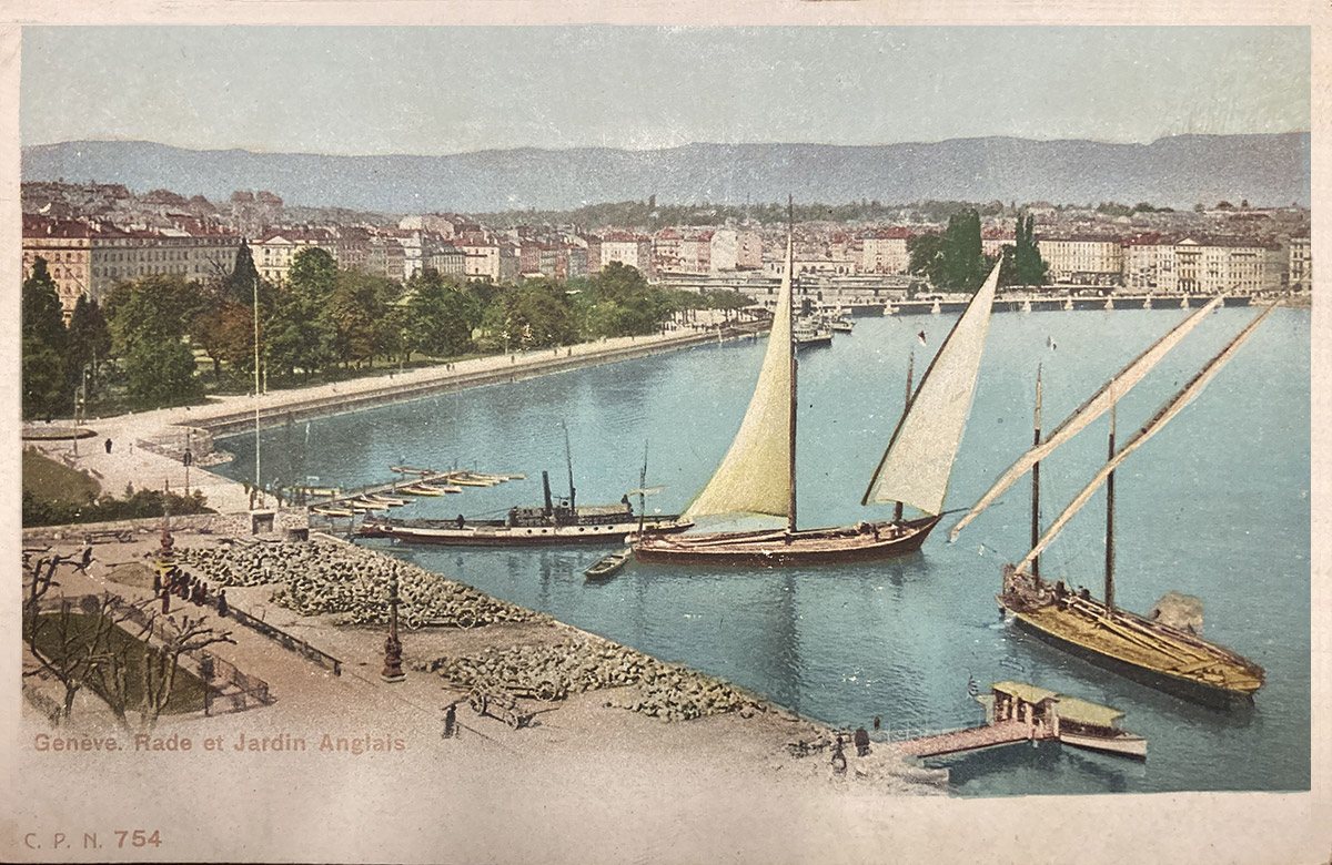 carte postale geneve 
