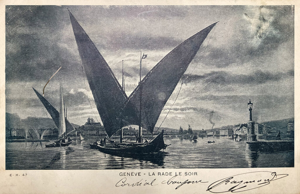 carte postale geneve 